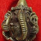 LORD GANESH GANESHA GOD HINDU THAI MINI BALL AMULET SUCCESS WIN ALL OBSTACLES