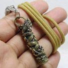 DUO NAGA NAK SNAKES TAKRUT THAI HOT LOVE SEX APPEAL AMULET PENDANT ROPE NECKLACE