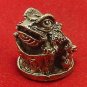 CHINESE MINI AMULET MAGIC FROG ON CHINA MONEY REAL LUCKY WEALTH CHARM HAPPY RICH