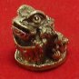 CHINESE MINI AMULET MAGIC FROG ON CHINA MONEY REAL LUCKY WEALTH CHARM HAPPY RICH