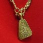 1973 LP NGERN THAI BUDDHA AMULET & GOLD PLATED NECKLACE