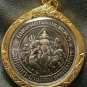 LORD GANESH GANESHA OM OHM GOD SIGN AND 12 ZODIAC HINDU THAI AMULET GIFT PENDANT