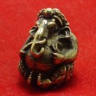 TINY LORD GANESH GANESHA HINDU DEITY GOD SUCCESS MINI BALL REAL AMULET NICE GIFT