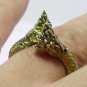 NAGA NAK SNAKES MEN BRASS RING THAI LIFE PROTECTION POWERFUL AMULET HOT TALISMAN