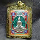 LP SOTORN GREEN THAILAND FAMOUS TEMPLE THAI BUDDHA AMULET GOLD PLATED PENDANT