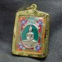 LP SOTORN GREEN THAILAND FAMOUS TEMPLE THAI BUDDHA AMULET GOLD PLATED PENDANT