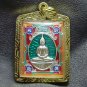 LP SOTORN GREEN THAILAND FAMOUS TEMPLE THAI BUDDHA AMULET GOLD PLATED PENDANT