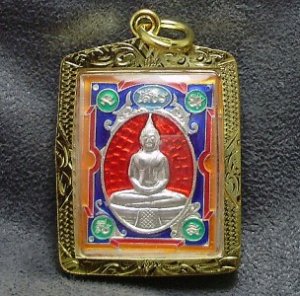 LP SOTORN RED THAILAND FAMOUS TEMPLE THAI BUDDHA AMULET PEACEFUL LIFE PENDANT