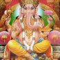 LORD GANESH GANESHA & OM OHM GOD SIGN HINDU THAI AMULET GIFT GOLD PLATED PENDANT
