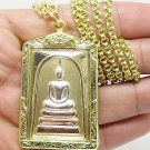 PHRA SOMDEJ TOH WAT RAKANG MAGIC CHINABANCHORN KATHA MANTRA THAI AMULET PENDANT