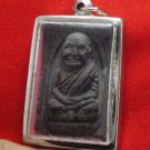 1993 BLACK LP TUAD THAI SACRED LEGEND MONK AMULET SUCCESS & WEALTH LUCKY PENDANT