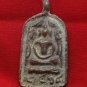 1921 LP BOON THAI POWERFUL BUDDHA TOP COIN METAL PENDANT WEALTH RICH LUCKY CHARM