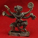 MINI LORD HANUMAN MONKEY KING RAMAYANA MUAY THAI FIGHTER BOXER SAFE LIFE AMULET