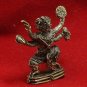 MINI LORD HANUMAN MONKEY KING RAMAYANA MUAY THAI FIGHTER BOXER SAFE LIFE AMULET