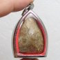 BEAUTIFUL RED NANGPAYA THAI ANTIQUE BUDDHA AMULET RICH LUCKY LOVE APPEAL PENDANT