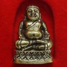 TINY MINIATURE HAPPY BUDDHA SANGKAJAI HOTEI BUDAI REAL THAI MINI AMULET RICH WIN