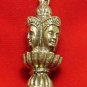 LORD BRAHMA TRIMURTI HINDU GOD DEITY BRASS AMULET PENDANT BLESSED FOR SUCCESS