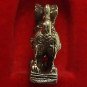 TINY CHINESE SINGHA MAGIC LION THAI MINI BRASS AMULET LIFE PROTECTION NICE GIFT