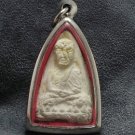 1963 LP TUAD THUAD THAI BUDDHA MAGIC AMULET HAPPY WEALTH SUCCESS LIFE PENDANT