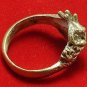 CHINESE DRAGON BRASS MEN RING POWER RICH LUCKY WIN MONEY REAL AMULET NICE GIFT