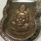 LP TUAD & TIM THAI SACRED LEGEND MONK REAL BUDDHA AMULET LUCKY RICH PENDANT RARE