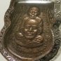 LP TUAD & TIM THAI SACRED LEGEND MONK REAL BUDDHA AMULET LUCKY RICH PENDANT RARE