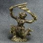 HANUMAN MONKEY RAISE WAR FLAG THAI MINI AMULET TALISMAN