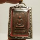 PHRA SOMDEJ LP PUEK THAI BUDDHA AMULET REAL BUDDHISM SUCCESS RICH LUCKY PENDANT