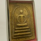 1963 BIG SOMDEJ DOUBLE FACES THAI REAL BUDDHA AMULET WEALTH RICH SUCCESS PENDANT