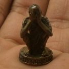 PIDTA LP KOON THAI FAMOUS MONK RICH LUCKY MINI BUDDHA AMULET THAILAND NICE GIFT
