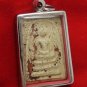 VERY RARE THAI BUDDHA SOMDEJ WAT RAKANG BACK FISH BONE REAL AMULET MAGIC PENDANT