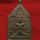 1931 BUDDHA DEVA LP NOI THAI MAGIC POWERFUL COIN AMULET PENDANT LUCKY MONEY RICH
