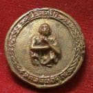 LP KOON BACK YANTRA BRASS COIN RICH MONEY MULTIPLY VERY RARE THAI BUDDHA AMULET