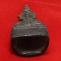 CAMBODIA KHMER ANTIQUE MINI BUDDHA STATUE RICH MONEY LUCKY PEACEFUL LIFE AMULET
