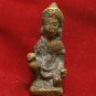 SUPER RARE ANTIQUE KHMER CAMBODIA POWERFUL MINI STATUE BUDDHA AMULET LUCKY RICH