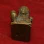 SUPER RARE ANTIQUE KHMER CAMBODIA POWERFUL MINI STATUE BUDDHA AMULET LUCKY RICH