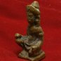 SUPER RARE ANTIQUE KHMER CAMBODIA POWERFUL MINI STATUE BUDDHA AMULET LUCKY RICH