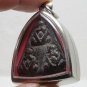 REAL CLOSE EYES PIDTA 3 BUDDHA LP SUK THAI LUCKY TAKRUT TOP AMULET LUCKY PENDANT