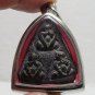 REAL CLOSE EYES PIDTA 3 BUDDHA LP SUK THAI LUCKY TAKRUT TOP AMULET LUCKY PENDANT