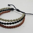 HANDMADE ADJUSTABLE BRACELET COLOR WAX STRING THAI GIFT