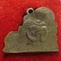 LORD GANESH GANESHA OM AOM ELEPHANT GOD DEITY BRASS PENDANT HINDU SUCCESS AMULET