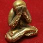 THAI MINI AMULET PHRA PIDTA YANTRA CLOSE EYES BUDDHA REAL RICH MONEY SUPER LUCKY