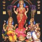MAA LAXMI LAKSHMI HINDU DEITY GODDESS RICH WEALTH & LUCKY INDIA THAI MINI AMULET