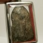 PHRA SHINARAJ SEMA LEAF BUDDHA ANTIQUE REAL THAI BLACK AMULET LUCKY RICH PENDANT