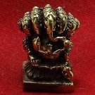 TINY LORD GANESH GANESHA HINDU OM GOD ELEPHANT SUCCESS DEITY THAI MINI AMULET