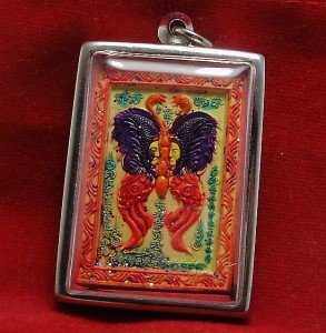 ANGELS AVATAR DUO SALIKA KB KRITSANA THAI BUDDHA AMULET PENDANT LUCKY HAPPY RICH