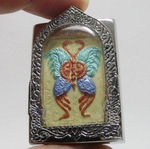 DHEP JAMLANG DUO SALIKA KB KRITSANA THAI BUDDHA AMULET PENDANT LUCKY HAPPY RICH