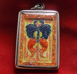 ANGELS AVATAR DUO SALIKA KB KRITSANA THAI BUDDHA AMULET PENDANT HAPPY LUCKY RICH