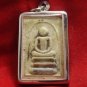 PHRA SOMDEJ 3 MAGIC TAKRUT GOLD SILVER BRONZE LP MUI THAI BUDDHA AMULET PENDANT