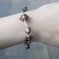 HANDMADE BRACELET BRASS JINGLE BELL WOOD BEAD THAI GIFT